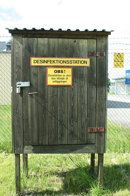 Desinfektionsstation