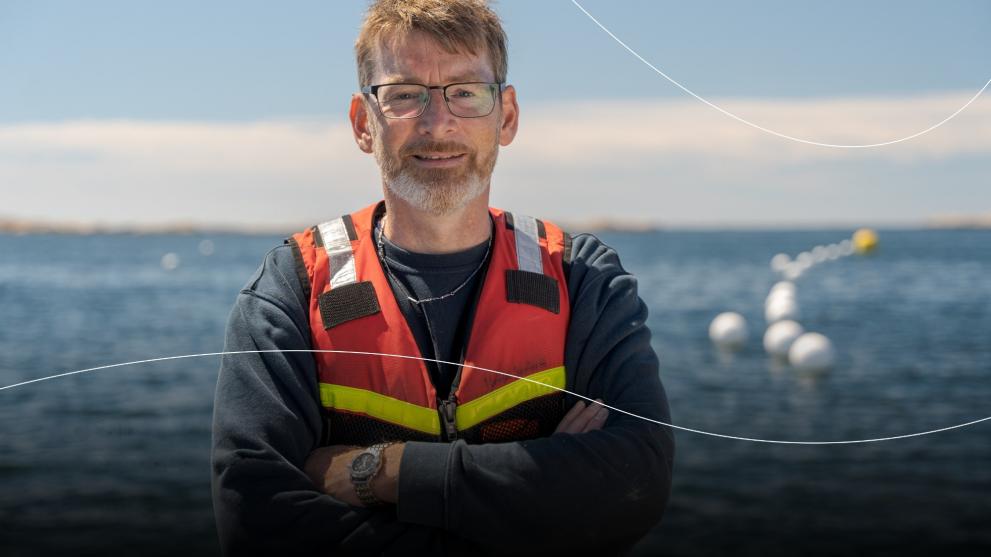 Foto på Göran Nylund från Nordic SeaFarm
