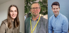 profilbilder på, från vänster till höger, Maria Holmkvist, Martin Hesselgren och Markus Langeland